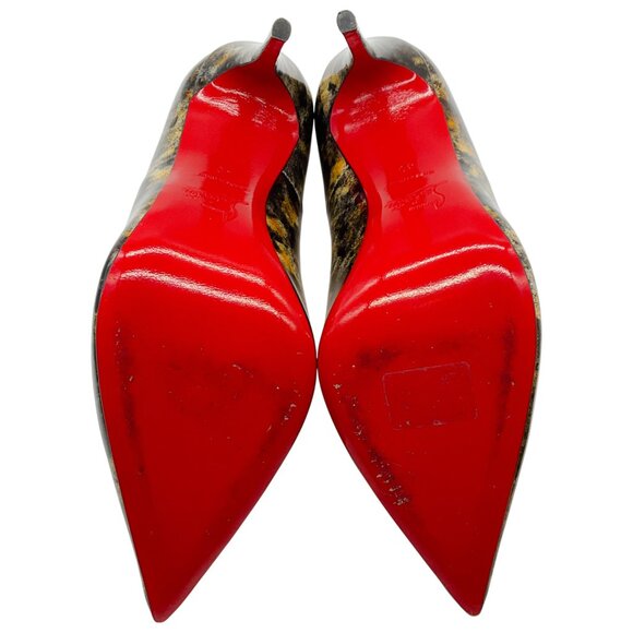 Christian Louboutin Vernis Mouchete So Kate 120 Pumps - Picture 7 of 7